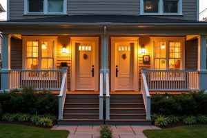 two unit property rental income